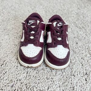 Toddler Nike Dunk Low - Burgundy 6c